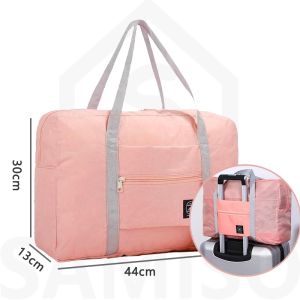 Foldable Travel Bag Expandable Waterproof Hand Carry Luggage Bag Dry wet separation Sports bags