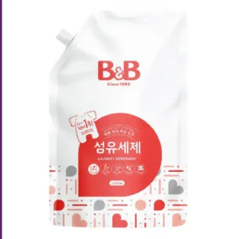 B&B Korea Laundry Detergent /Fabric Softener (Bottle/Refill 1500ml) Stain Remover Laundry Baby Kids bnb
