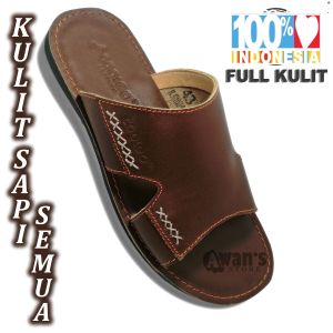 Sandal Pria Kulit Sandal kulit Sapi/ 100%kulit sapi/sandal pria kulit