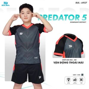 Bộ Quần Áo Bóng Đá Trẻ Em BULBAL Predator 5 Cao Cấp Chất Vải Mềm Mại Và Kiểu Dáng Mạnh Mẽ