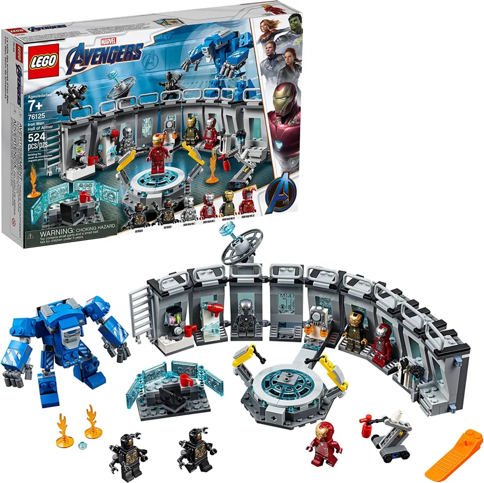 LEGO Marvel Avengers Iron Man Hall of Armor 76125 Building Kit - Main Image