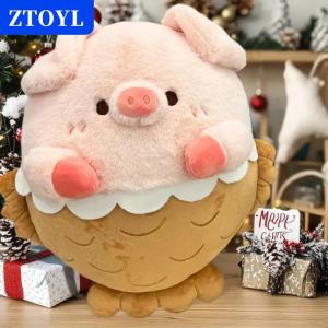 [COD] ZTOYL หมอนกอดหมอนสำหรับเด็กผู้หญิงวันเกิดของเล่นตุ๊กตาลูกหมูสีชมพูนุ่มยัดนุ่นน่ารัก