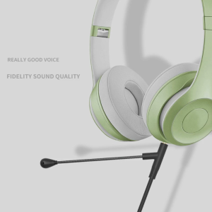 Gaming Headphone For Phones 3.5mm Boom Gaming Headset Microphone Volume Cable