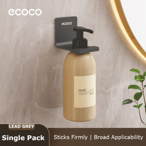 Ecoco Bathroom Holder Bottle Holder for Shampoo Hand Sanitizer Kitchen Bottle Dispenser Strong Sticky