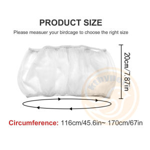 Bird Cage Cover Mesh Cloth Parrot Starling Catcher Guard Clean Cage Covers Bird cage Accessories