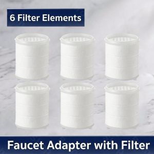 Water Tap Filter Kitchen Water Filter Kitchen Tap 22mm Female Thread 0.1 Micron 360 Swivel Splash-Proof Brass For Sink