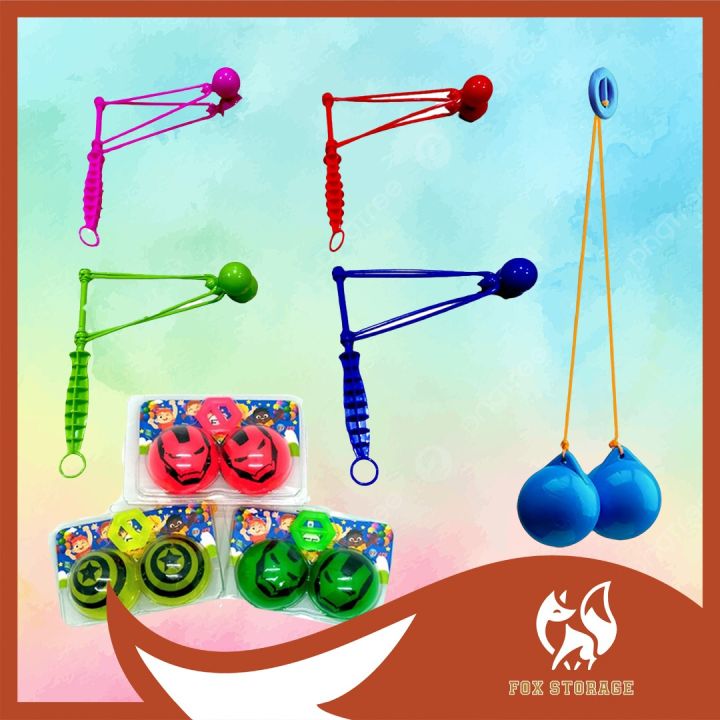 Traditional Children Toys Lato Lato Toy Old School Game Ball 传统儿童玩具撞击游戏球 Kanak-Kanak Tradisional Mainan Lato Lato Mainan Permainan Bola