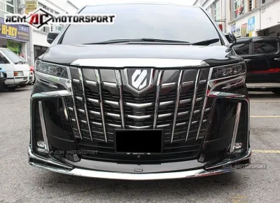 Toyota alphard 2018 anh30 front skirt bodykit