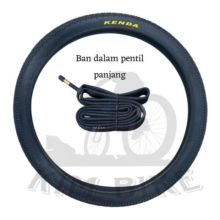 Ban Luar dan Ban Dalam Paket Ban Luar dan Ban Dalam Pentil Panjang Sepeda MTB Gunung Mini 26 x 2.10 , 26 x 1.95 , 26 x 1.75 Free Packing Warping - veestore01