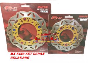 piringan mx king SET DEPAN BELAKANG DISK CAKRAM YAMAHA MX KING 150CC SATU SET DEPAN BELAKANG