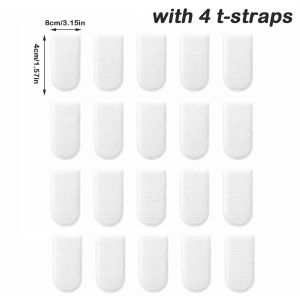 LITTLEX 10/20/50Pcs Universal Faucet Filter Cotton Thickened Anti-splash Tap Water Filter Bag with T-strap Faucet Filter for Filters Tap Water Cement Sand Rust Scale and Other Impurities