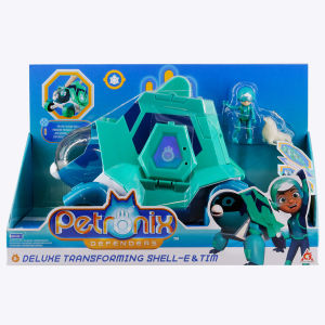 Petronix Deluxe Max Mode Transforming Shell-E & Tim Action Figure and Hero Play Collectible Toys Ages 3+