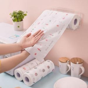 CUỘN GIẤY LAU BẾP ĐA NĂNG COMBO 3 CUỘN 20CM – KHĂN VẢI KHÔNG DỆT VÂN NỔI THẤM HÚT KHÔ ƯỚT