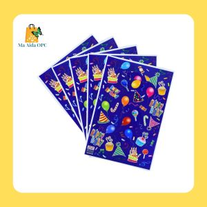 10pcs 16*25cm Party Gift Bags With Handles Cake Dot Pattern Colorful Plastic Bag