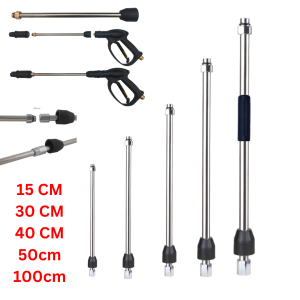 Ống Nối Dài S.úng Rửa Xe Ren 14 Bằng INOXThanh Nối Dài Nhiều Size (Chưa Bao Gồm Khớp)