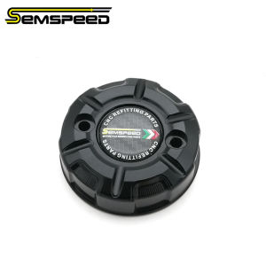 SEMSPEED 1 PCS Motorcycle Front Brake Fluid Cover Tank Reservoir Guard For Cfmoto 675SR 675NK 2024-2025