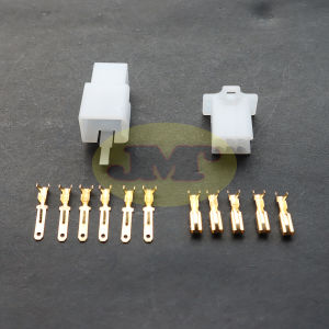 Socket + Skun Motor Mobil 6 PIN Mini Male Female - Soket Sambungan Kendaraan