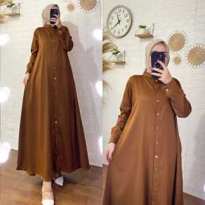 MIKAYLA-Gamis Krah shanghay terbaru. SUPER ELEGAN MUSLIM DRESS SAKILA PREMIUM POLOS./GAMIS KRINGCEL PREMIUM CANTIK DAN ELEGAN.