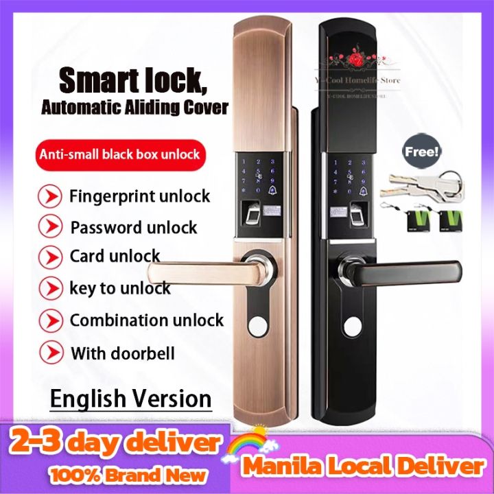 [PH COD] Smart Lock Fingerprint/IC card/Passcode Electronic Biometric
