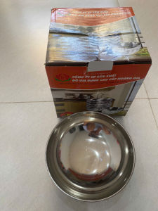 Bộ 5 Tô Xoắn Inox Cách Nhiệt 2 Lớp Loại 115cm-14cm-16cm-18cm-20cm Hoàng Gia