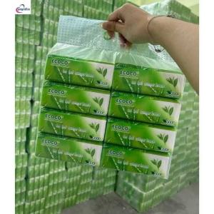Organic green tea Facial Paper 4 ply 8 Packs Tissue Napkin