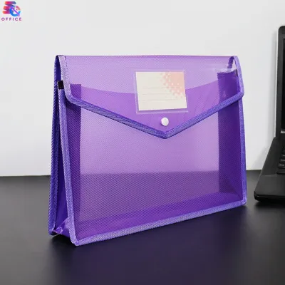 แฟ้มใส่เอกสาร แฟ้มกระเป๋า กระเป๋าเอกสาร A4 แฟ้มเอกสาร แนวตั้ง/แนวนอน คละสี กระเป๋าเคสพลาสติกใส กระเป๋าแฟ้มซอง กระเป๋าเอกสาร พร้อมส่ง