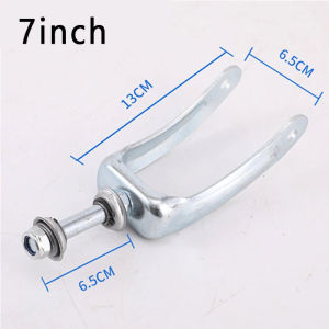 Sparepart / Garpu Kursi Roda Depan Standar Ukuran 6" inch 7"