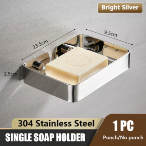 UUOY High Quality 304 Stainless Towel Rack Foldable Bathroom Shelf with Towel Bar Rod Hooks Wall Mount Bathroom Organizer Toilet Accessorries