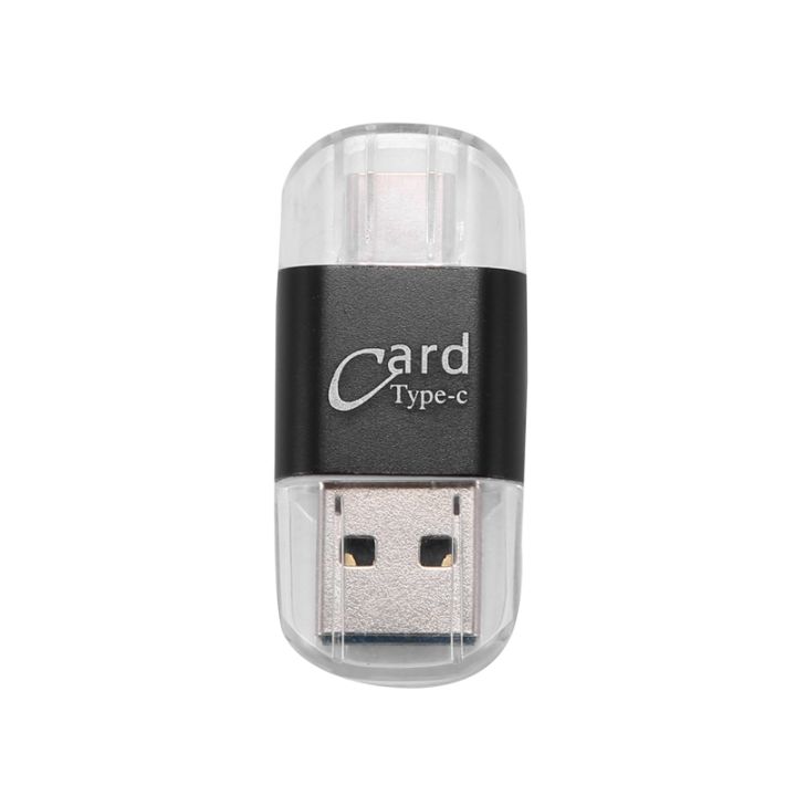 Card Reader Aluminum USB Type C OTG MicroSD/TF External Memory Card Reader Adapter for Computer