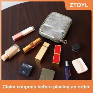 【ZTOYL】 1pcs tai nghe cáp dữ liệu PVC rõ ràng túi lưu trữ không thấm nước công suất lớn túi vệ sinh cá nhân đa chức năng vỏ cứng tổ chức