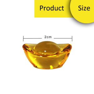 กิมตุ้ง 20 ชิ้น ก้อนทองมงคล หยวนเป่า เงินตำลึงจีน คริสตัลก้อนทองหยวนเป่า เหรียญจีนโบราณ