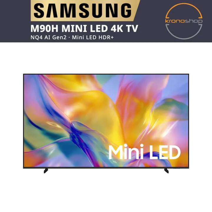 Samsung M90H Mini LED 4K Smart TV 144Hz VRR NQ4 AI Gen2 Tizen Q-Symphony | 100" | UA100M90HKXXM