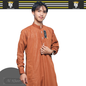 Jubah Pria Muslim Gamis Premium Kekinian Slimfit Embos "Gurma"