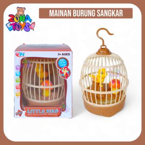 Mainan Anak Sangkar Burung Little Bird Burung Dalam Sangkar Ada Bunyi Dan Lampu