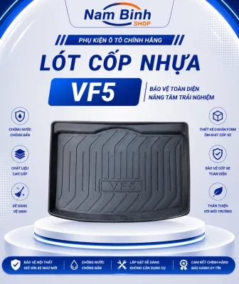 Lót Cốp Nhựa Xe VF5 2023-2026 | Khay Lót Cốp Nhựa Dẻo Chống Nước Chống Trầy Chuẩn Form Cốp Xe