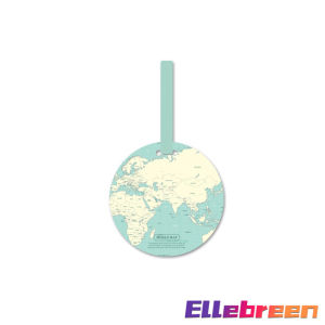 ELEL ID Name Aeroplane Baggage Labels Luggage Tags Fashion Map Design
