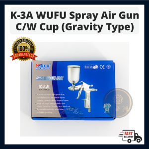 Spray Air Gun C/W Cup 喷漆枪 WUFU K-3A