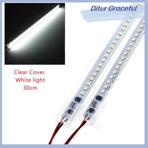 Ditur AC220V LED Bar Light High Brightness 2835 LED Clip 30cm 40cm 72LEDs Rigid Strip Saving LED Tubes