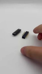 Pogopin Connector Pogopin Male Female Spring DC Power Socket Magnetic Knitting Pin 9 Pins Curved Waterproof 2.54mm Spacing 1 Pair