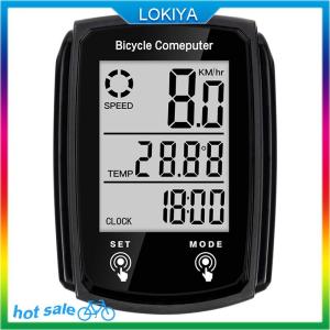 LOKIYA Bicycle Computer Wired Speedometer Waterproof Bike LCD Computer Blue Tooth Cycling Speed Odometer Stand Outdoor Accessories