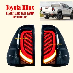 Toyota Hilux Revo Taillamp Taillight 2015 2016 2017 2018 2019 2020 2021 Tail lamp Led + Light Bar With Signal Running