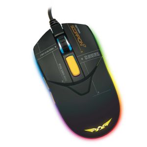 Armaggeddon Scorpion 7 Wired 12800 CPI RGB Gaming Mouse  5 Button Macroable Mice  Free Mouse Mat