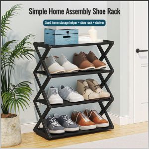 Shoe Cabinet Compartmentalized Cloth Lightweight Organizer Placeable Good Toughness Environmentally Friendly