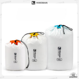 KKN 2L/6L/10LTravel Storage Bag Coated with Silicone Waterproof Travel Large Capacity Luggage Compartment Clothing Storage Drawstring Pocket