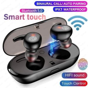 Y30 bluetooth earphone Stereo Game Headphone Touch Noise Cancelling With Microphone Sports Earphones With Charging Box Wireless Earbuds
