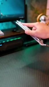 jinjn ที่ตั้งคอม อลูมิเนียม แท่นวางโน๊ตบุค ขาตั้งโน๊ตบุ๊ค ขาตั้งแล็ปท็อป Laptop stand ที่วางจอคอม โต๊ะวางคอม จัดเก็บ