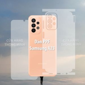Tấm dán Samsung A23 dán PPF mặt trước/dán mặt sau/dán màn hình/dán mặt lưng Full viền chuẩn