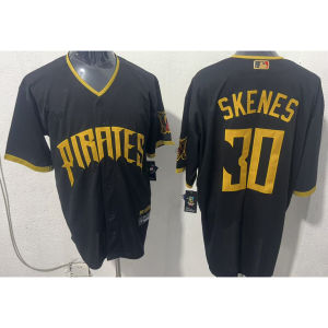 Embroidered jersey Pittsburgh Pirates black baseball jersey 2026 City Edition name and number MLB