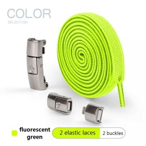 8mm Width No Tie Shoe Laces Press Lock Shoelaces Without Ties Elastic Laces Sneaker Kids Adult Widened Flat Shoelace for Shoes