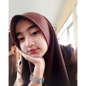 Kerudung Sekolah Segi Empat Polos & Hijab Dewasa SMP SMA Bahan Poly Katun